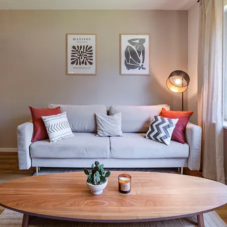 Appartement Design 2br - 6 Guests & Workspace - Messe Dus Duisburg