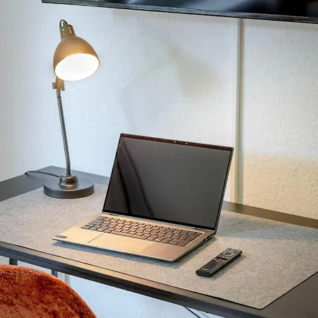 Design 2br - 6 Guests & Workspace - Messe Dus Appartement Duisburg