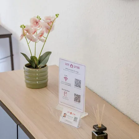 Design 2br - 6 Guests & Workspace - Messe Dus